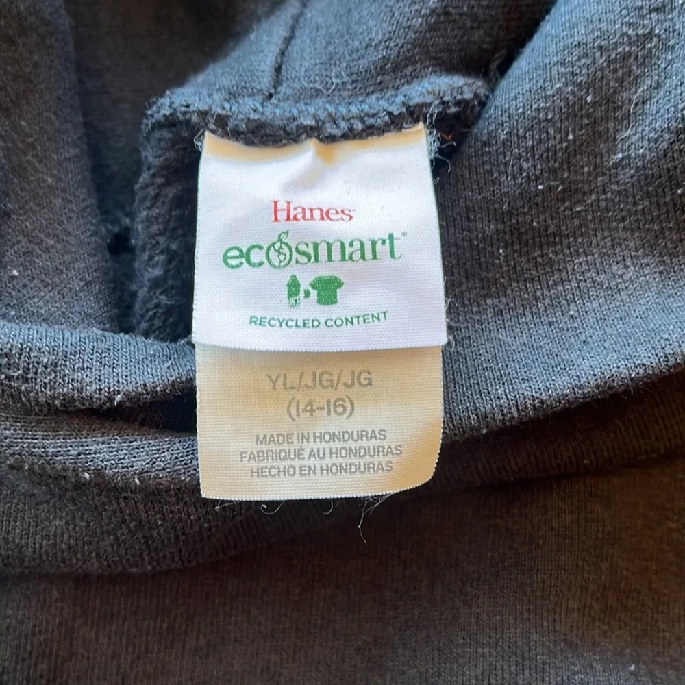 Hanes | Black Pullover Hoodie Sweatshirt sz L